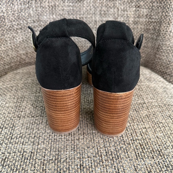 House of Harlow Tanner Heeled Sandal Size 7 1/2 EUC Platform - Picture 2 of 8